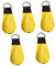 SUPVOX 5pcs Climbing Gear Bag Portable Throwing Ropes Bag 210g Outdoor Accessory High-tensile Steel Ring