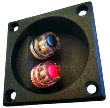 Banana Socket Speaker Terminal Speaker Connection Box Speaker Accessories Copper Junction Clip Square Junction Box