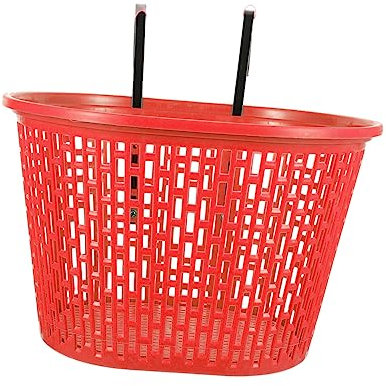 Toyvian Mountain Bike Front Korb Kunststoff Mit Schnellverschluss Fahrradkorb Vorne Leicht Widerstandsfähig Für Verschiedene Modelle Mit Zwei Haken Zum Einfachen Befestigen Robust Und