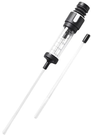Aspirateur d'aquarium, Pompe Manuelle de Nettoyage de Gravier, 4,9 x 24,9 cm, d'aspiration pour Eau Douce, Eau salée, récif, Betta, Aquarium, kit d'accessoires de Nettoyage pour Aquarium