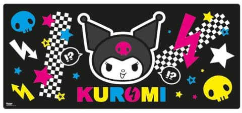 Pyramid International Kuromi (Punky) Desk Mat 40cm x 90cm (16in x 35in) – Sanrio Gaming & Office Mouse Pad