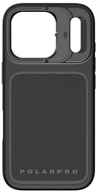 PolarPro - LiteChaser 17 Case - iPhone 17 Pro Max - Kompatibel mit LiteChaser 15/16/17 Filtern und Adaptern - Schwarz