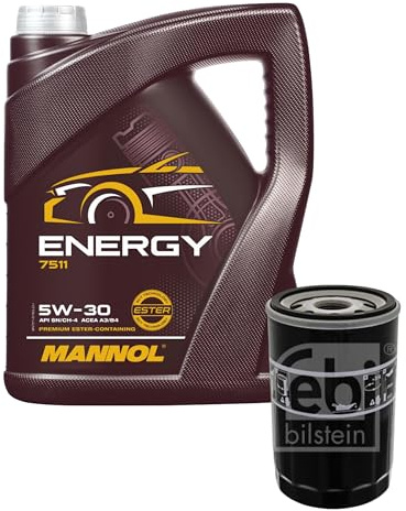 EISENFELS Inspektionspaket enthält 5 Liter Motoröl Energy 5W-30 Ölfilter für Fiesta V JH_ JD_ 1.3 1.6 16V Street KA RL2 Mondeo I Turnier BNP 1.8i