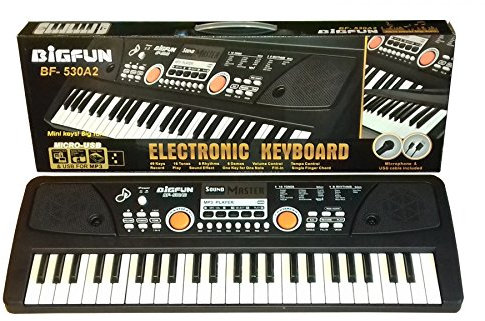 49 Keys Digital Music Electronic Keybaord Electric Piano & Microphone Gift Set