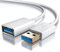 CSL-Computer Primewire - 2m USB 3.0 extension cable - USB extension cord USB extension - USB 3.0 A female to USB 3.0 A male A male to A female - up to 5 Gbit s - double shielded - white
