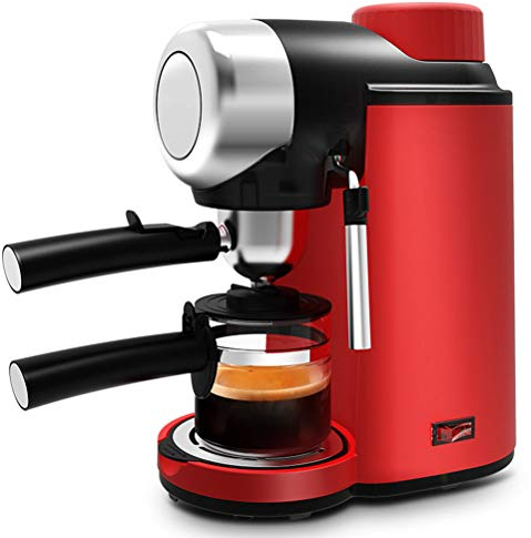 Kexia Espresso Machine, Pump Filter Coffee Maker, Semi-Automatic Hand Crank 5 Bar One-Touch Operation, for Home And Office Cappuccino Milk Frother