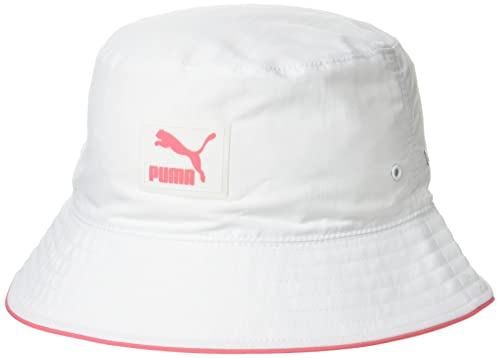 PUMA Archive Bucket Hat für Erwachsene, Unisex, L/XL, 023135 02, Weiß/Rot, weiß / rot, 58
