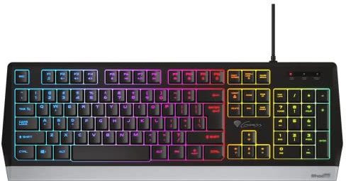 Genesis RHOD 300 RGB Clavier USB QWERTY Noir