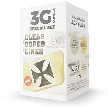 AK Interactive Clear DOPED Linen 3Gen Paint Set
