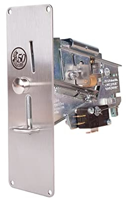 Mechanischer Münzprüfer W6000 mit Frontplatte aus Edelstahl für 0,50 € Münzen