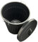 STORM TRADING GROUP 100L Black Rubbish Refuse Dustbin With Strong Metal Clip Lid for Home Garden Waste Animal Feed Storage Bin (1)