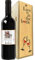Regalo San Valentino - Bottiglia vino personalizzata e cassa legno - Idea regalo innamorati, anniversario di fidanzamento e di matrimonio (Canzone del cuore, Love is in the bottle)