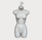 New Adult Female Full Size Hanging Body Form Display Mannequin Body Form Mannequin Display Form (WHITE)