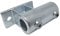 SO-TOOLS® Temperguss Wandhalter für 33,7 mm Rohr Senkrechter Wandhalter für 33,7 mm Rohr mit Befestigungsplatte Rohrverbinder