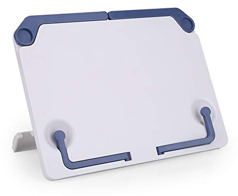Tisch Notenständer, Tragbar Verstellbar Notenhalter für Buchdokumentseiten, Tablet, Klavier, Gitarre, Ukulele