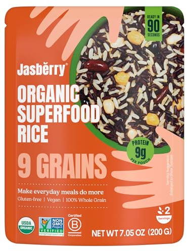 Jasberry, Rice Superfood 9 Grains Organic, 7.05 Ounce