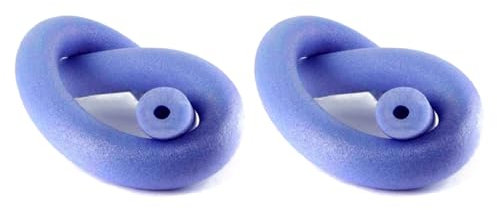 Acan Tradineur Lot de 2 bouées flottantes en mousse pour piscine, spaghetti en mousse, 6,5 x 150 cm, violet