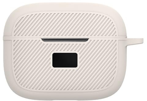 GIOPUEY Hülle Kompatibel mit Blackview Airbuds 8, Silikon Stoßfeste Schutzhülle, Ultradünn Case Cover, Kein Geruch, Hülle Silikon - Beige