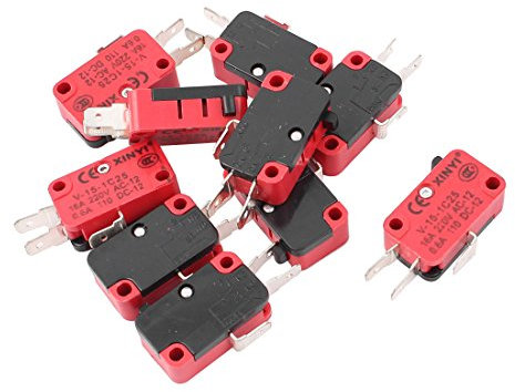 HMCOCOOFM V-15-1C25 AC 220V 16A SPDT Pulsante micro interruttore di fine corsa momentaneo 10 pezzi