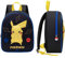 mybagstory - 3D Rucksack – Pokemon – Schwarz – Kinder – Schule – Kindergarten – Schulranzen für Jungen – Größe 32 cm – verstellbare Träger – Geschenkidee, Pokemon - Schwarz, Enfant