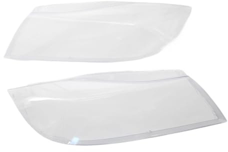 LFDTO Auto-Frontscheinwerfer-Objektivabdeckung, passend for BMW E90 E91 3 2005 2006 2007 2008, Glas, Auto-Halogen-Scheinwerfer-Lampenschirm, transparent(A pair)