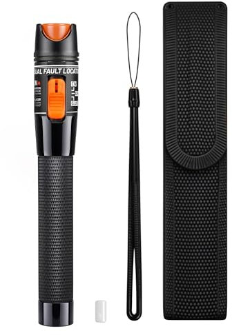 SEED Laser fibra óptica – Localizador visual de fallas – Herramientas de fibra optica – Probador de cable de fibra óptica de 10KM para conector Universal de 2.5 mm SC/FC/ST (LASER)