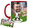 Anak Anak Tazas desayuno Futbol - Taza personalizada con caricatura y nombre - Tazas originales para regalar fanáticos futbol - Taza de futbol Español - Tazas de cafe 350 ML - Regalos (Sevilla)