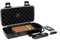 Linkidea Zigarrenetui-Set für Reisen, tragbarer Humidor mit Ring, V-Cut & Punch Cutters, wasserdichtes & luftdichtes Zigarrenzubehör Geschenk für Männer (Schwarz)