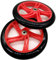 Cetfuro 2 StüCk Rollerrad 200 Mm Pu Material RadstäRke 30 Mm ABEC-7 Kugellager RollerzubehöR,Rot