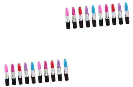 COHEALI 2 Sätze Kugelschreiber Lustiger Filzstift Lippenstift-gelstifte Neuheit-stifte Armbänder Für Veranstaltungen Lippenstift-gel-tintenstifte Büromaterial Stift Plastik 15 Stück * 2