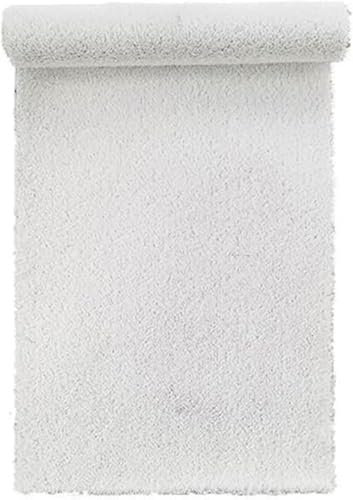 CucCe Synthetic Artificial Grass Turf Realistic Faux Grass Turf Playgrounds Lawn Rug Garden Decor fake grass carpet(White,19.70X78.80in)