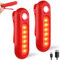 LED Clip Lampe Stirnlampe Blinklicht Schulranzen Reflektor Kinder Wiederaufladbar Ultra-Lange Batterielebensdauer Nacht Clip Lauflicht für Laufen Joggen Haustier Rucksack Kleidung 2er
