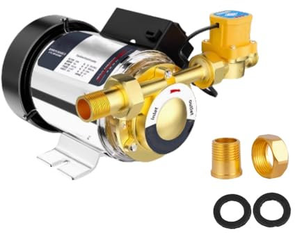 Bomba de agua de refuerzo automática electrónica para ducha de casa lavadora bomba refuerzo de presión de agua a chorro para hogar fregadero cocina (260W)