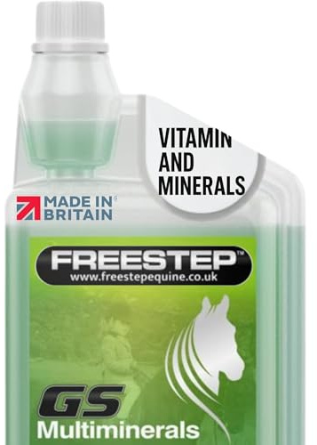 Freestep MultiMinerals, Natural Mineral Balancer for Horses, Vitamins and Minerals Supplement with Apple Cider Vinegar, Yarrow, Dandelion Leaf & Limeflower, Support for Laminitis-Prone Horses