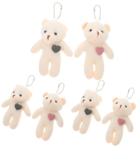 Supvox 6Stücke Plüsch Bär Schlüsselanhänger Bär Für Süß Und Tragbar Als Dekoration Von Taschen