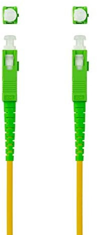 Zarivy Câble à fibre optique pour routeur SC/vers SC/monomode Simplex LSZH, jaune, 5 m
