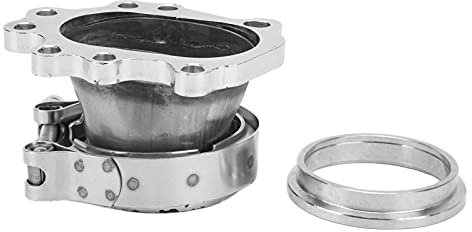 8 Downpipe Flansch aus Edelstahl 2,5 -Zoll -V -Bandumwandlungsadapter für T25 T28 GT28