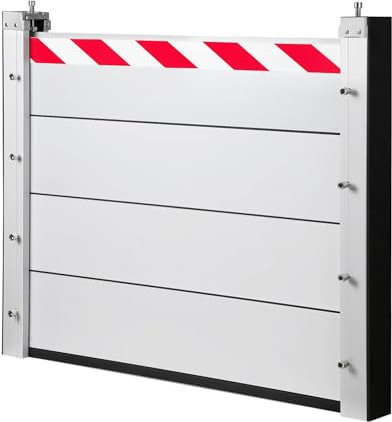 Hochwasserschutzbarrieren Aluminium-Hochwasserbarrieren Wiederverwendbare Türbarrieren Für Garagen, Häuser, Wohnungen, Abnehmbare Temporäre Dämme(50x40cm)