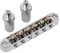 Guitar Bridge Acoustic Strings Pins Parts Tremolo String Pegs Saddle Bone Electric Nut Telecaster Accessories Bass Saddles Guyker Pin Tuning Wilkinson Bridges (Silver)