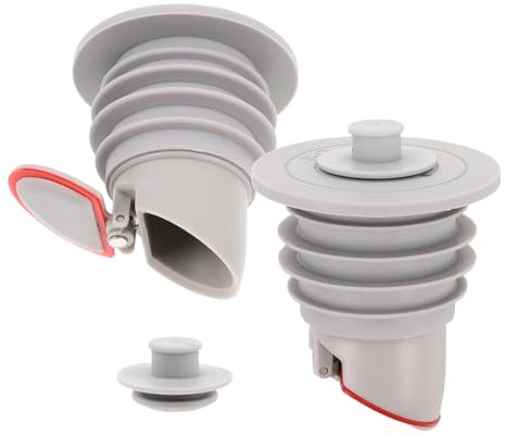 GALPADA 2 Stück Rückflussverhinderer Bodenablauf Ventil 50mm Anti Rückfluss Verstopfungsschutz Für Küche Badezimmer Waschmaschine Kunststoff Installieren