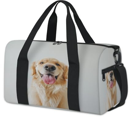 Golden Dog Sporttasche für Kinder, Mädchen, Jungen, Damen, Herren, Übernachtung, Wochenend-Reisetasche, Tragetasche, Fitnessstudio, lässige Seesack