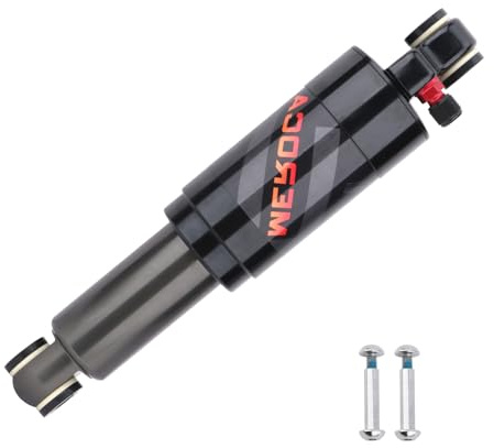 MEROCA Luftdruck Hinterer Stoßdämpfer Mountainbike Klapprad Roller Hinteres Fahrrad 125/165/190mm Stoßdämpfer1 (150mm)