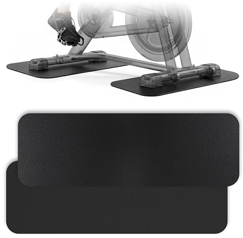 NEOLYMP Bodenschutzmatte Fitnessgerät - Laufband Matte 8mm Dicke - langlebig, rutschfest & stoßdämpfend - Fitness Unterlegmatte für Crosstrainer - Gymnastikmatte (70 x 20 cm)