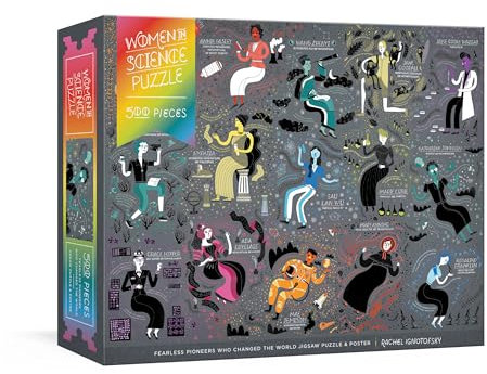 Women in Science Puzzle: Fearless Pioneers Who Changed the World Jigsaw Puzzle and Poster
