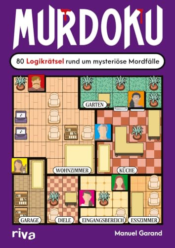 Murdoku: 80 Logikrätsel rund um mysteriöse Mordfälle | Löse spannende Kriminalfälle mit Sudoku und Logicals. Kniffliges Geschenk für True-Crime-Fans und Rätselliebhaber zum Geburtstag