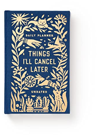 Things I'll Cancel Later Undated Mini Planner: Undated Standard Planner
