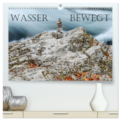 Wasser bewegt - Wasserfälle und Stromschnellen (hochwertiger Premium Wandkalender 2026 DIN A2 quer), Kunstdruck in Hochglanz: Es rauscht im Ohr, sein ... vom Zauber des Wassers. (CALVENDO Natur)