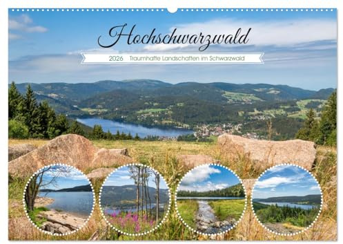 Hochschwarzwald - Traumhafte Landschaften im Schwarzwald (Wandkalender 2026 DIN A2 quer), CALVENDO Monatskalender: Entdecken Sie die zeitlose ... im Hochschwarzwald. (CALVENDO Natur)
