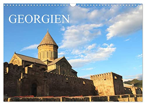 Georgien (Wandkalender 2026 DIN A3 quer), CALVENDO Monatskalender: Ein Monatskalender mit farbenprächtigen Fotos aus Georgien (Querformat, 14 Seiten) (CALVENDO Orte)
