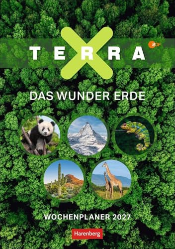Terra X – Das Wunder Erde Wochenplaner 2027: 53 Blatt mit spannenden Naturphänomenen und atemberaubender Landschaftsfotografie. Geheimnisvolle Natur im praktischen Wandplaner